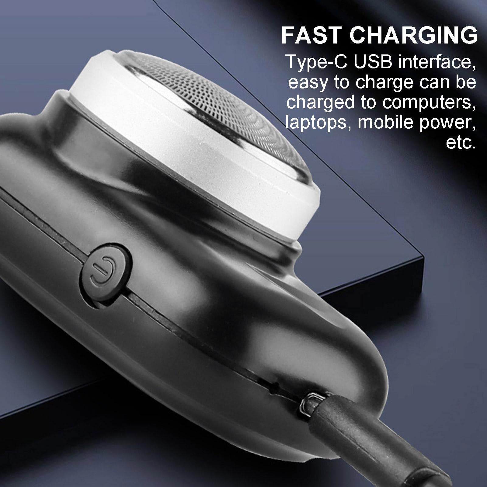 IBUGER Electric Shaver for Men - Waterproof Wet/Dry USB Rechargeable Travel Beard Trimmer | Compact Pocket Size for Home, Car & On-the-Go Grooming | Perfect for Business Trips, Gym Bags & Daily Commute