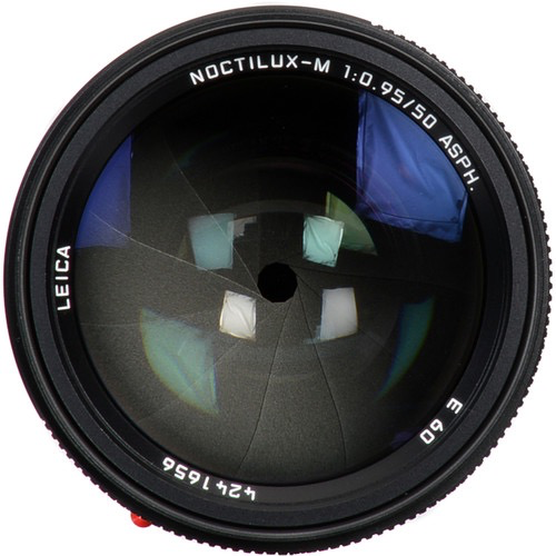 Leica Noctilux M 50mm f/0.95 ASPH Lens (Black) - Premium Fast Aperture Prime Lens for Leica M Mount Cameras - Perfect for Low Light Photography, Portraits & Street Shooting