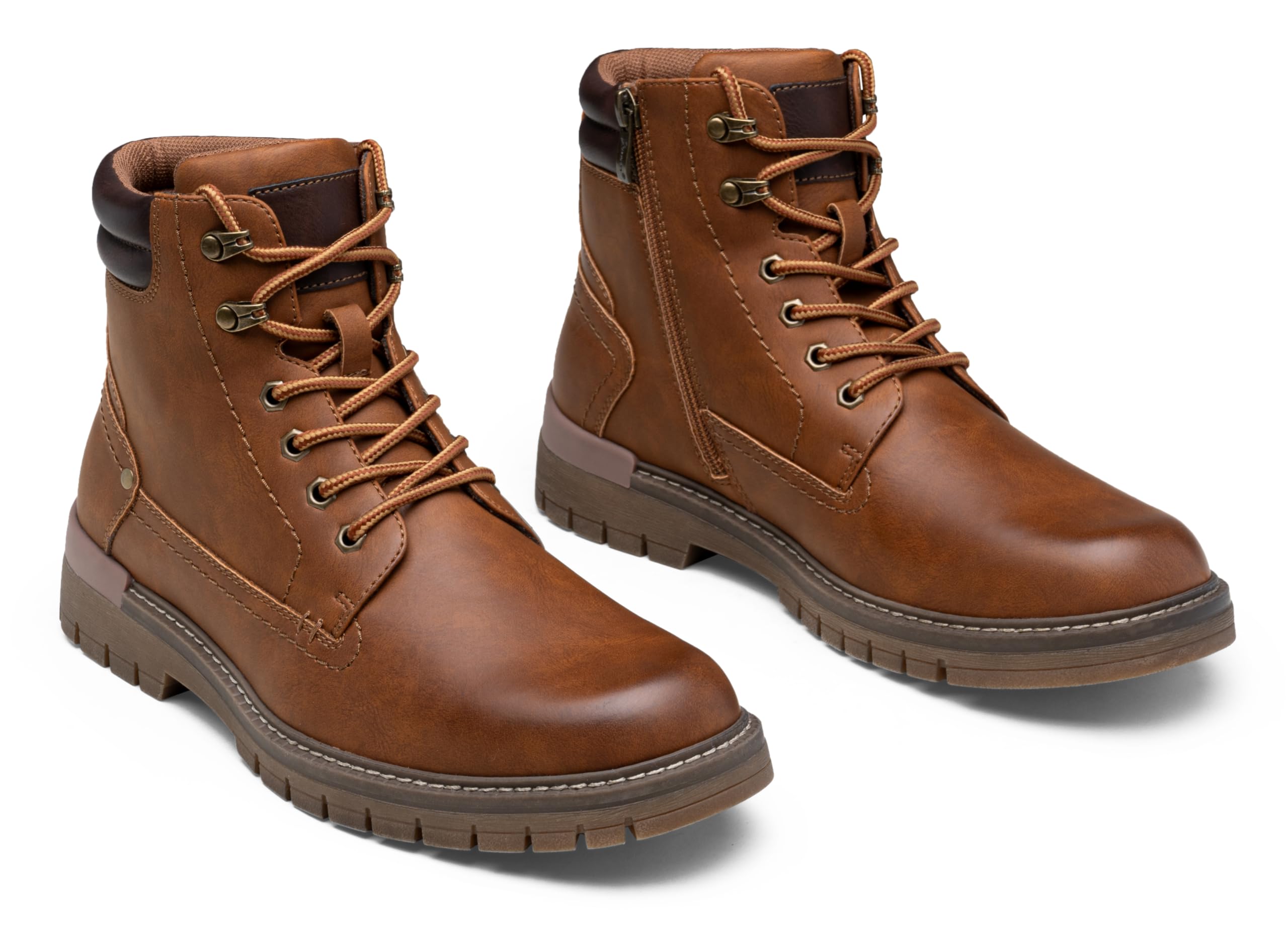 Men's Casual Hiking Boots with Zipper - Stylish Chukka Boots for Outdoor & Daily Wear