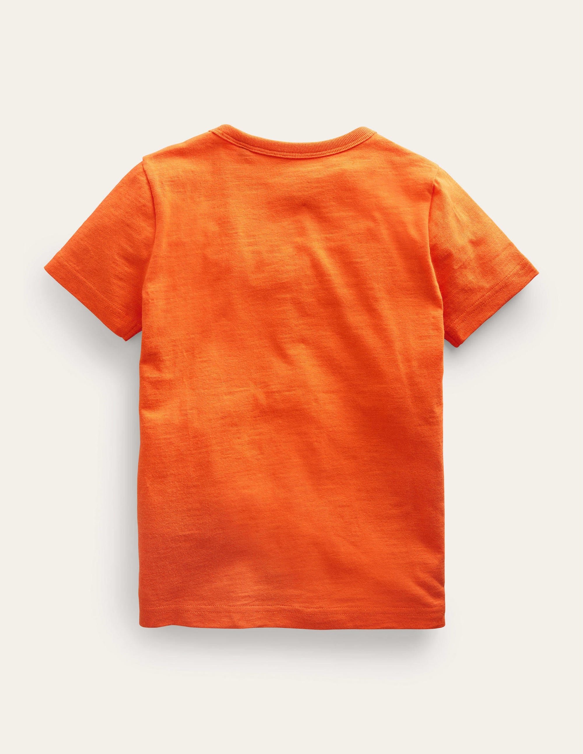 Animal Print Cotton T-Shirt | Fire Opal Orange Rhino Design | Casual Wear & Graphic Tees for Men & Women