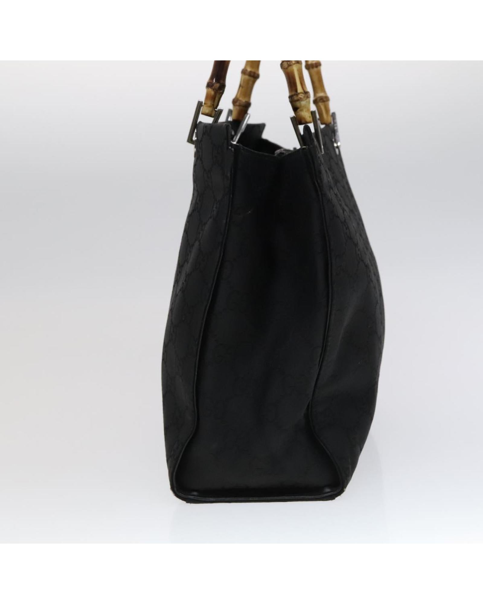 Eco-Friendly Bamboo Handle Tote Bag - Reusable Grocery Shopping & Beach Tote for Women - Perfect for Shopping, Work, Travel & Daily Use