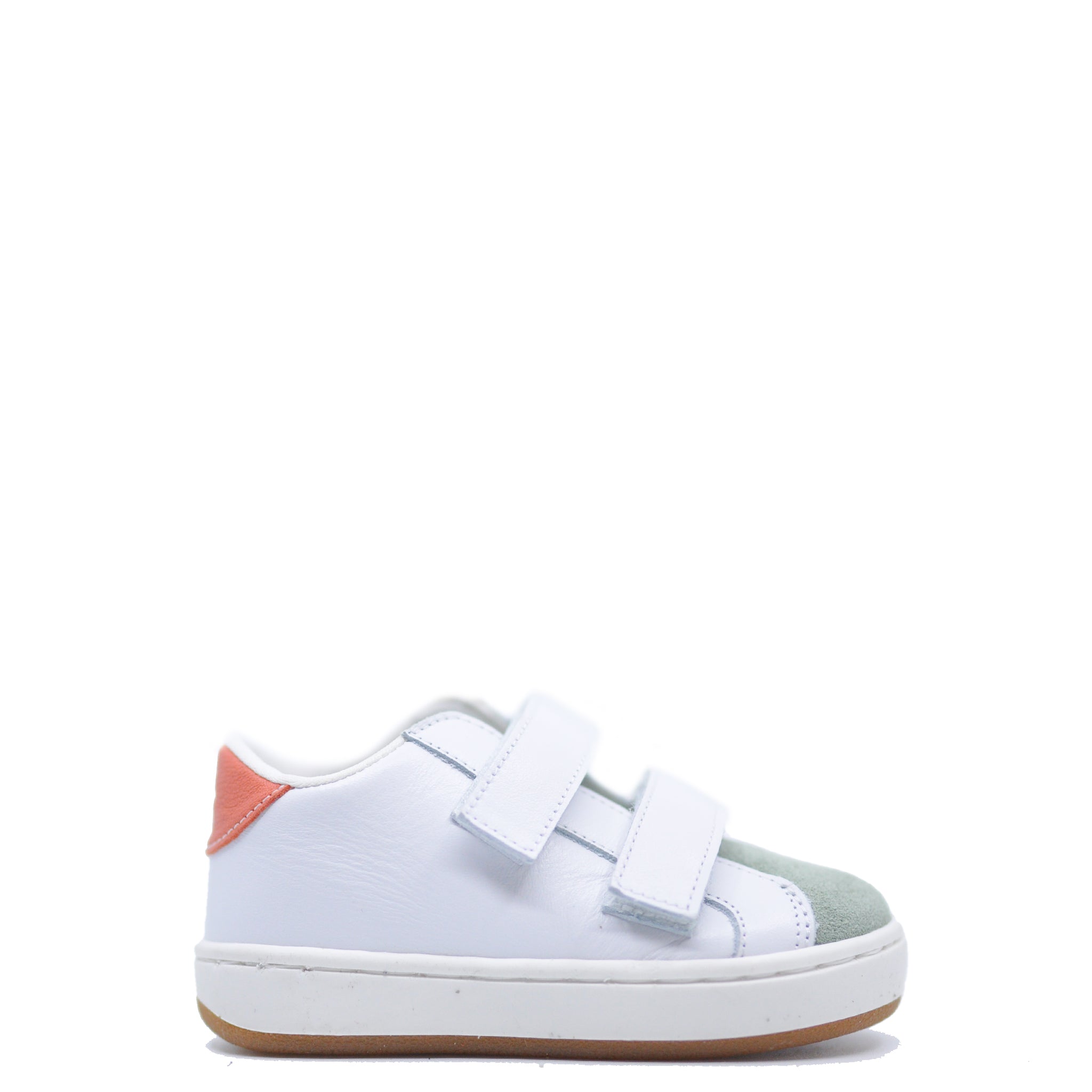 Baby Walker White and Mint Sneakers - Comfortable First Walking Shoes for Infants & Toddlers - Perfect for Indoor Play, Learning to Walk, and Early Steps