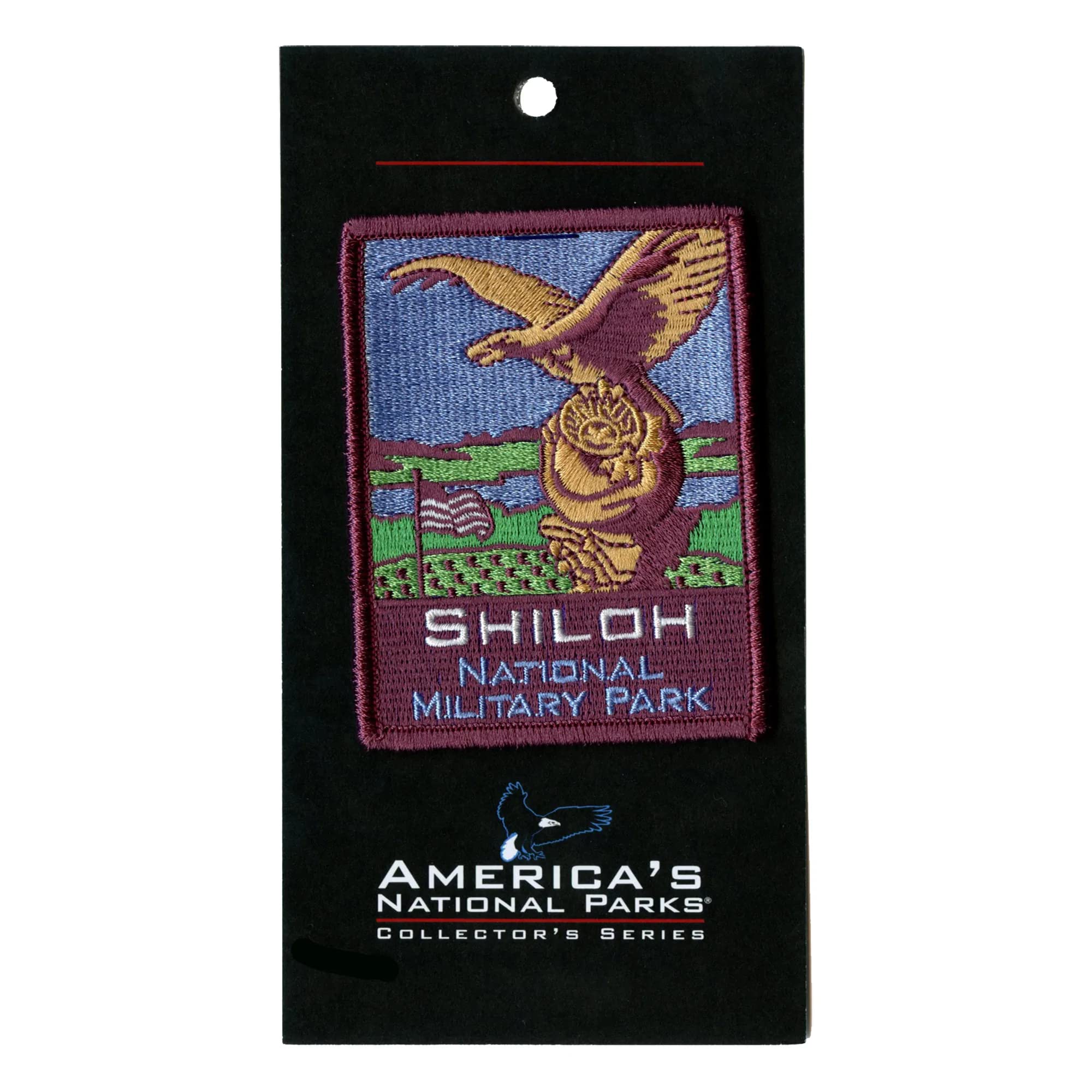 Shiloh National Military Park Patch - Civil War Embroidered Iron-On Badge for Uniforms, Hats & Jackets | Historical Reenactment & Travel Souvenir