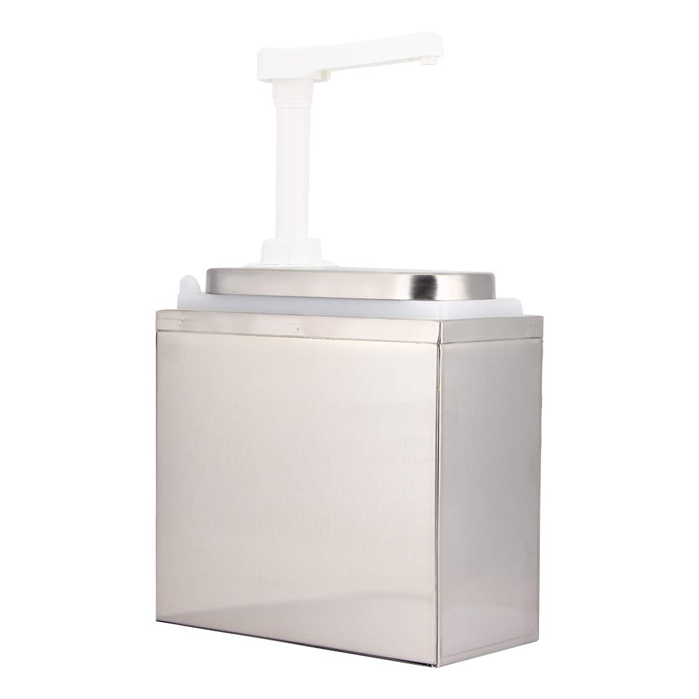 iFCOW Stainless Steel Sauce Dispenser - Premium Kitchen Supplies for Salad Dressing, Ketchup & Mustard - Perfect for Restaurants, Home Kitchens & Outdoor BBQs