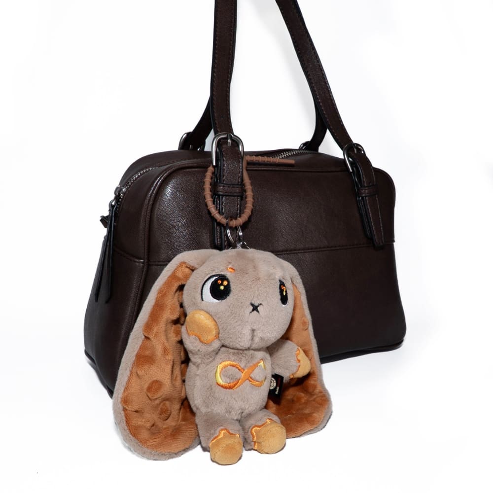 Gold Autism Awareness Rabbit Plush Keychain - Soft Plushie Dreadfuls Stuffed Animal Toy for Kids & Adults - Perfect for Backpacks, Gifts & Sensory Support