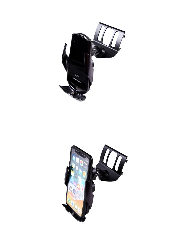 15W Fast Wireless Car Charger Mount & Phone Holder - Compatible with BMW X5 X6 F15 F16 (2014-2018) | Universal Air Vent Phone Stand for iPhone, Samsung & All Smartphones | Perfect for Road Trips & Hands-Free Driving