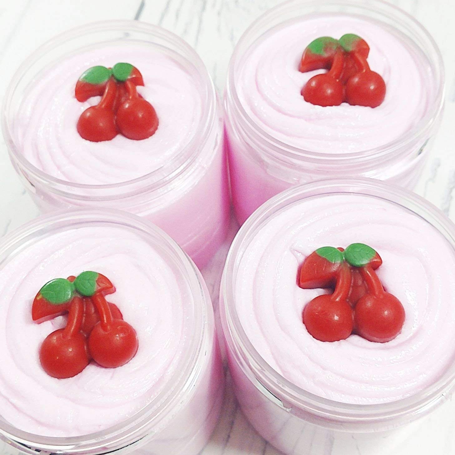 Cherry Scented Whipped Sugar Scrub - Exfoliating Body Soap for Women | Moisturizing & Smoothing Skin Care | Perfect for Shower, Spa & Self-Care Routine