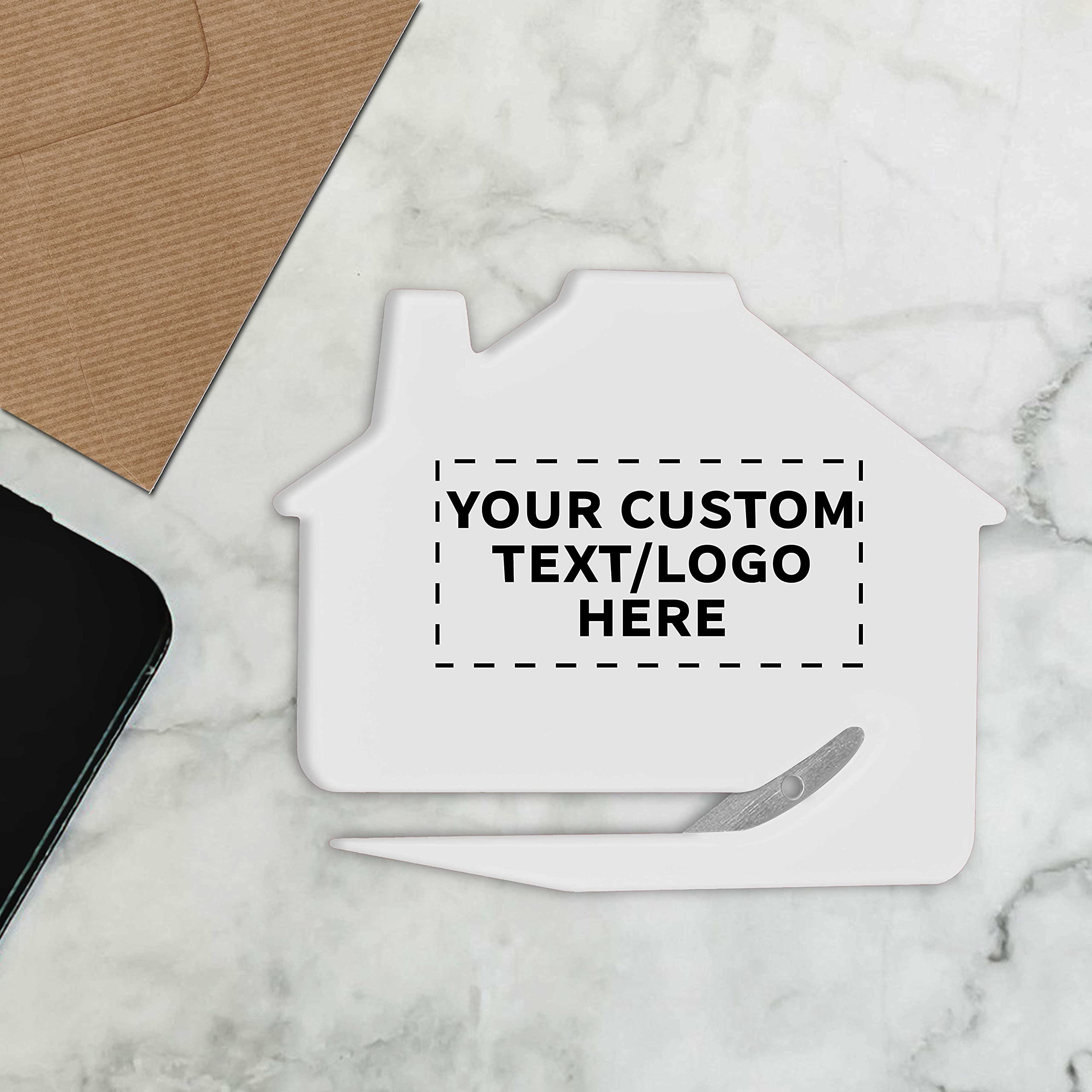50-Piece Custom Engraved Letter Opener Set - Bulk Personalized Office & Home Supplies - White - Ideal for Gifts, Weddings, and Corporate Events