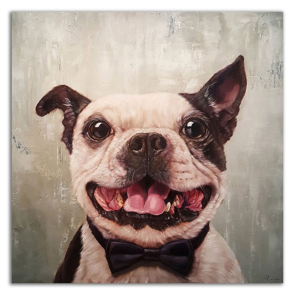 Lucia Heffernan 'A Black Tie Affair' Canvas Art Print - Ready to Hang Wall Decor for Living Room, Bedroom & Office