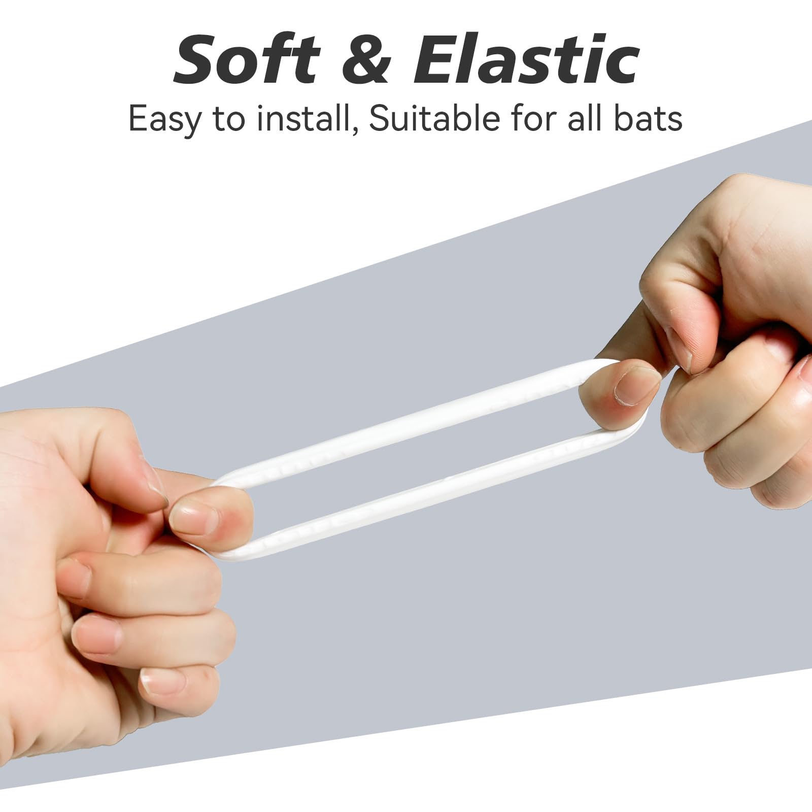 5 Pack Baseball Bat Grip Choke Up Rings - Softball & Teeball Bat Accessories for Better Control - Perfect for Youth, Training & Game Day Performance