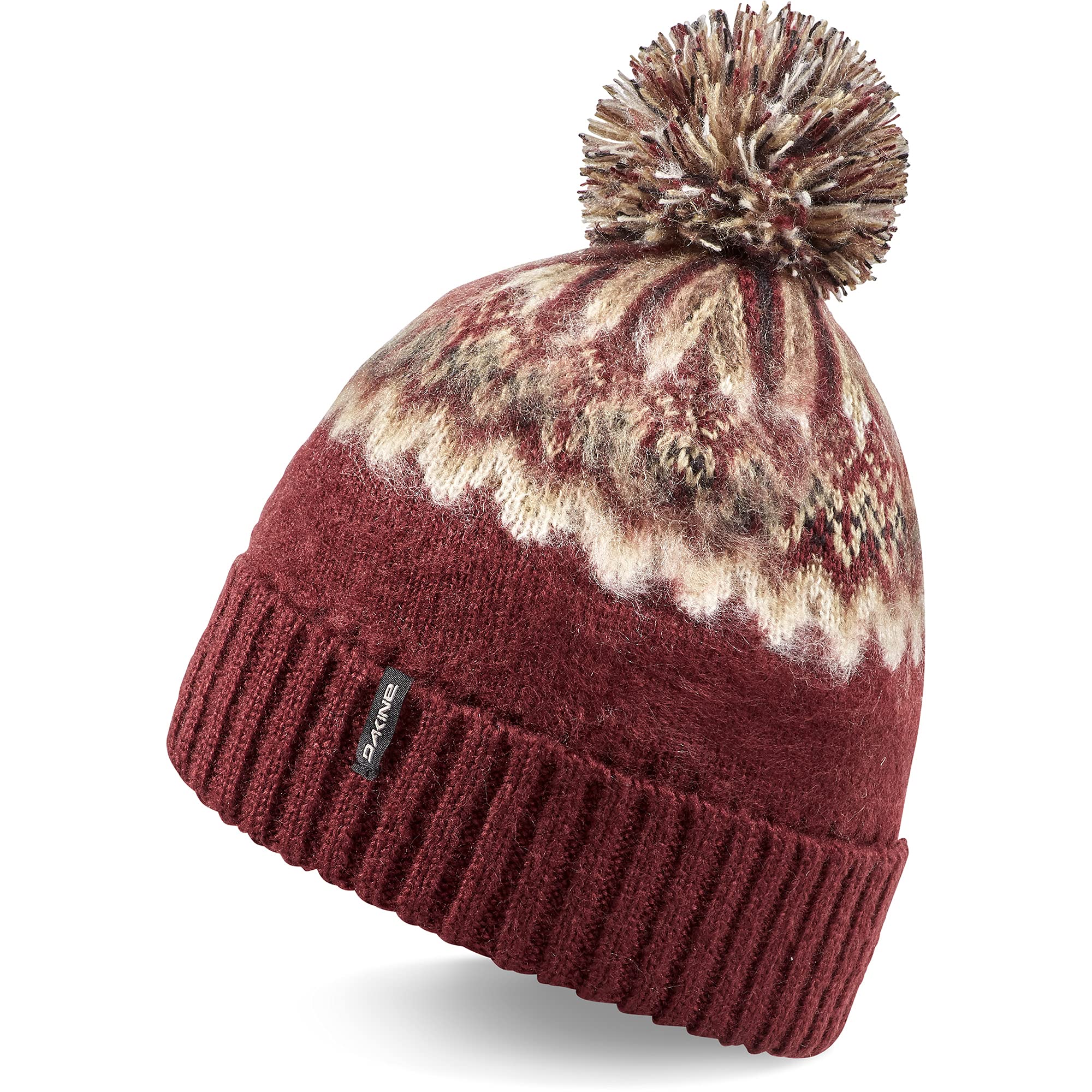 Dakine Margaret Beanie - Soft Winter Knit Hat for Women, One Size, Port Red - Perfect for Skiing, Snowboarding & Cold Weather Outdoor Activities