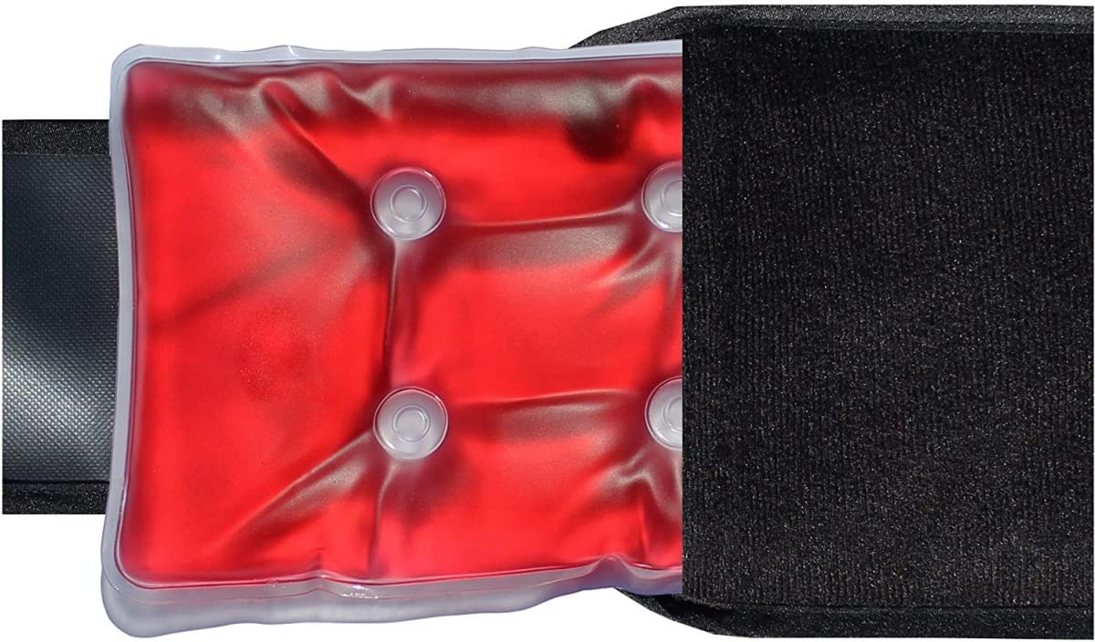 Beken BK3249 Instant Body Heat Gel Wrap - Fast Pain Relief for Back, Shoulder & Muscle - Reusable Heating Pad for Arthritis, Cramps & Soreness (Perfect for Home, Office & Travel Use)