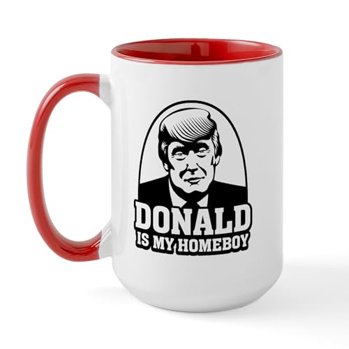 White/Red Inside - Trump Is My Homeboy Mugs