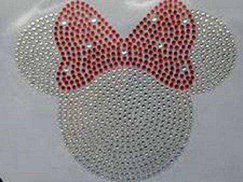 Mini Mouse #3 Rhinestone Iron-On Transfer for DIY T-Shirts, Hats & Bags – Perfect for Kids' Apparel & Custom Crafts