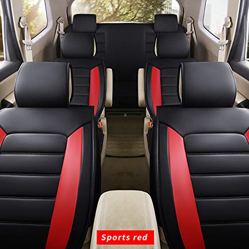 Premium Custom Car Seat Covers for Most 7-Seat Vehicles - All-Weather Waterproof Protection with Headrest & Lumbar Support - Luxury Glamour Brown Full Set - Perfect for Family Road Trips, Daily Commutes & Outdoor Adventures