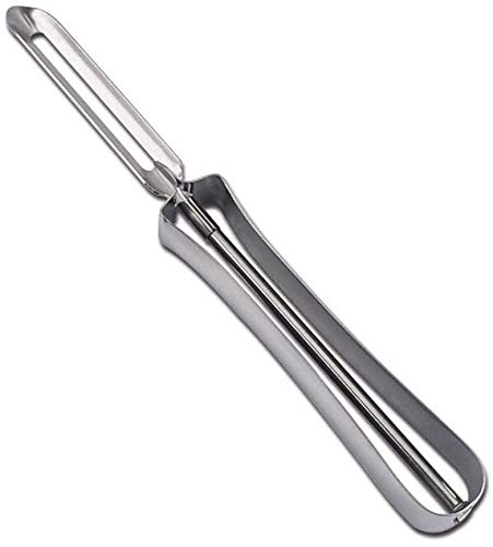 Stainless Steel Rotary Vegetable & Fruit Peeler - Efficient Potato Carrot Apple Peeler for Kitchen Cooking & Meal Prep