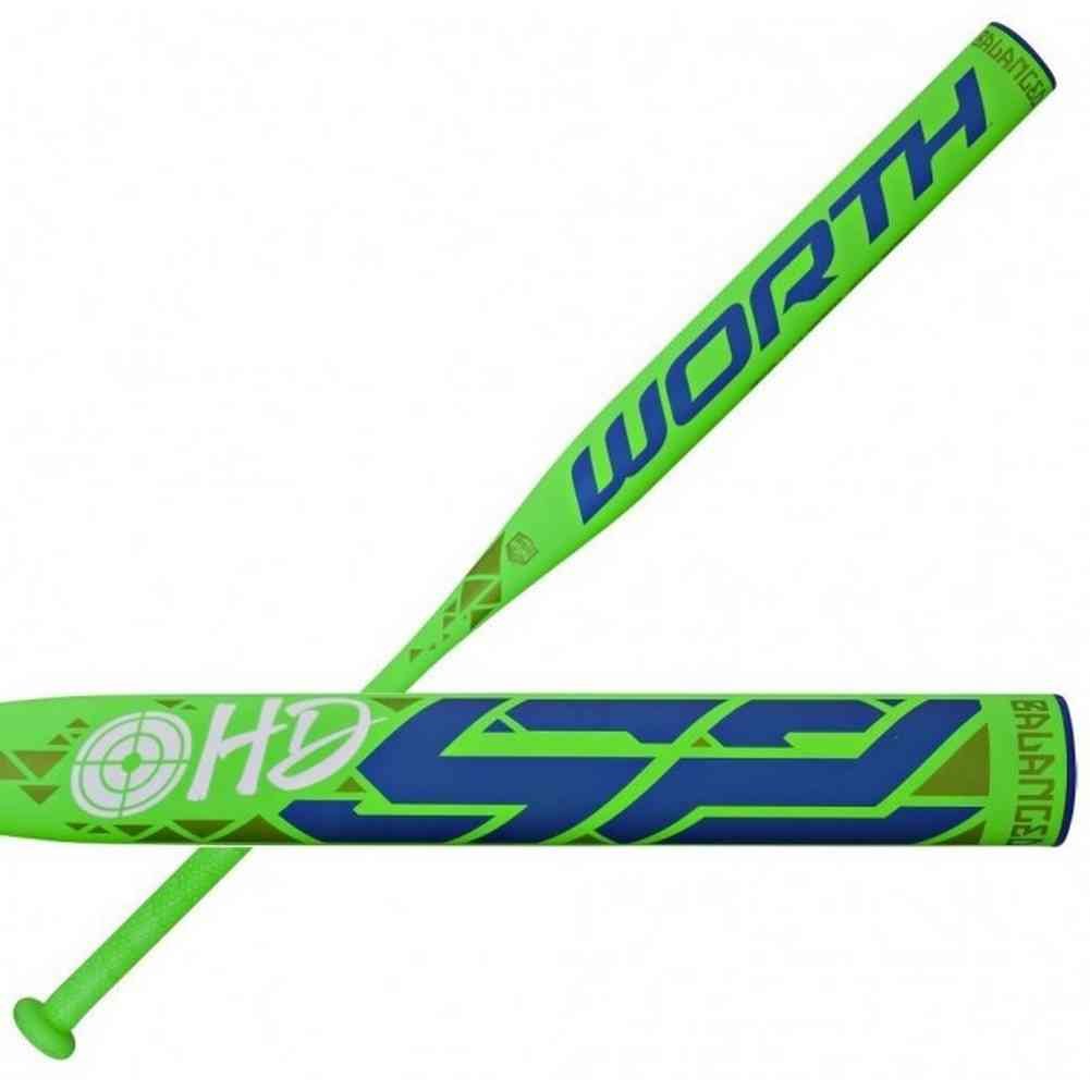 Worth HD52 SBH52A ASA Approved Balanced Composite Slow Pitch Softball Bat for Adult Leagues & Tournaments - Perfect for Power Hitters & Competitive Play