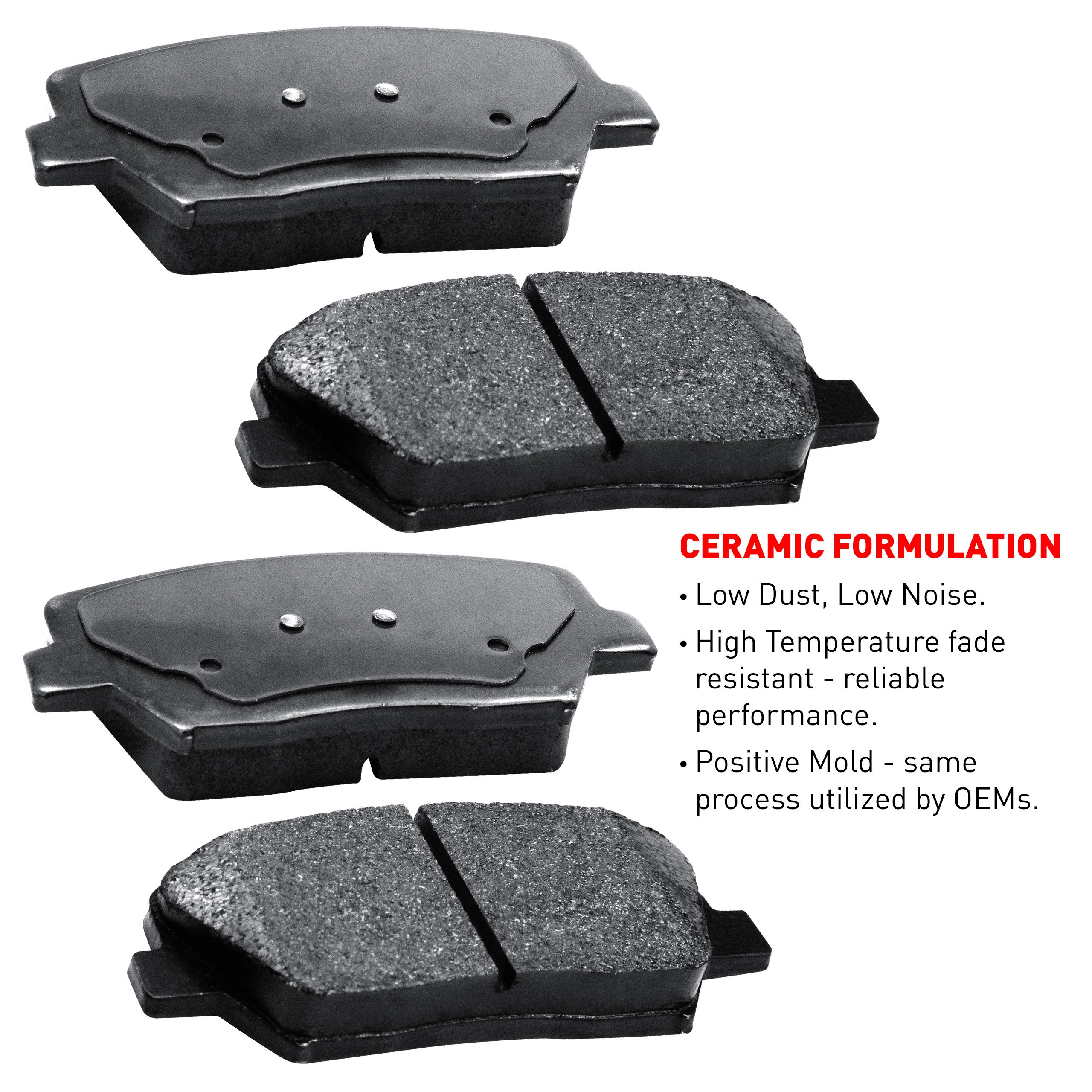 R1 Concepts Premium Ceramic Brake Pads and Rotors Kit - Front & Rear Set for 1999 Volkswagen EuroVan | High-Performance Braking | Ideal for Daily Commuting, Highway Driving & Heavy Loads