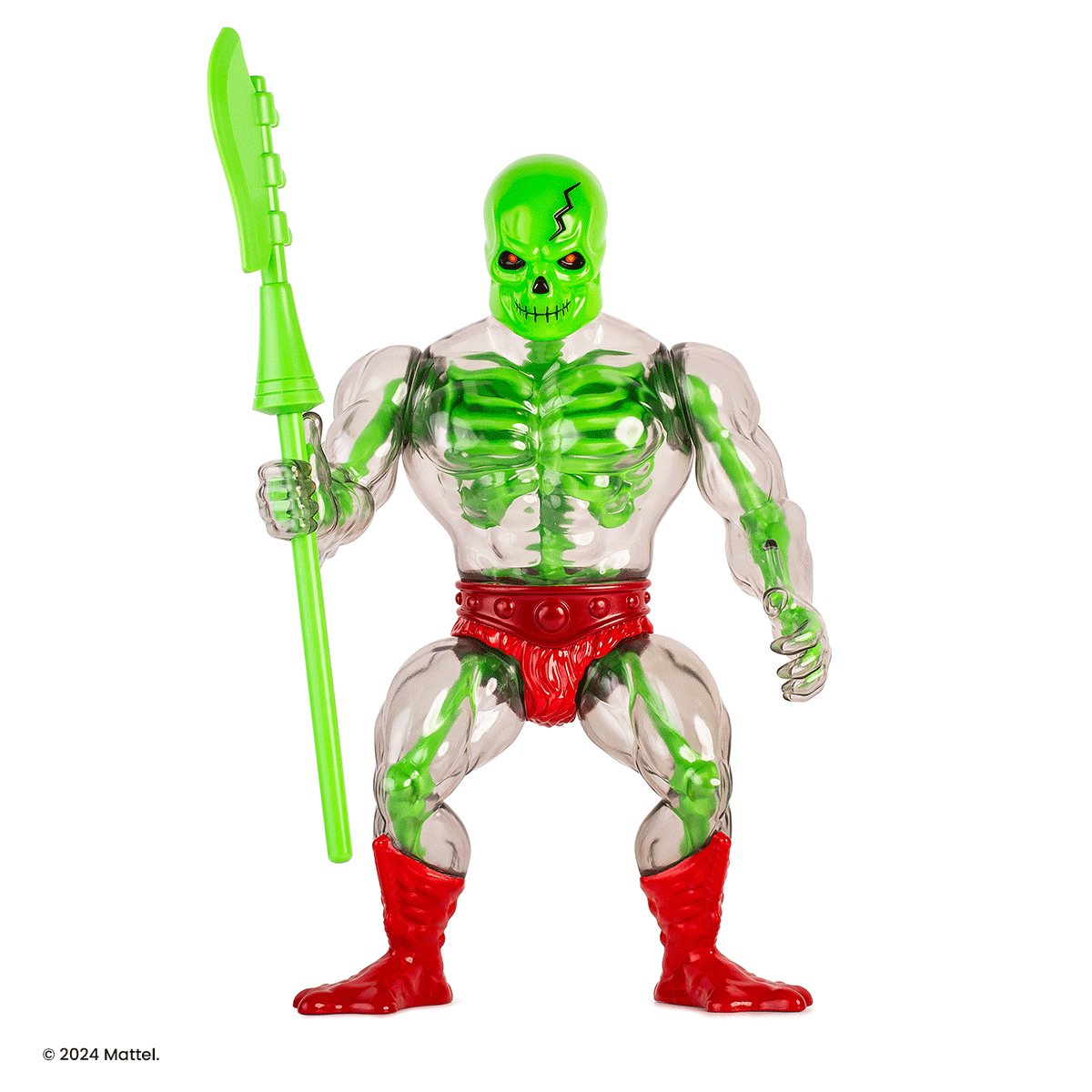 Masters of the Universe Scareglow Soft Vinyl Figure - Necromancer Variant Collectible Toy | Perfect for Display, Gift Giving & He-Man Fans Collection