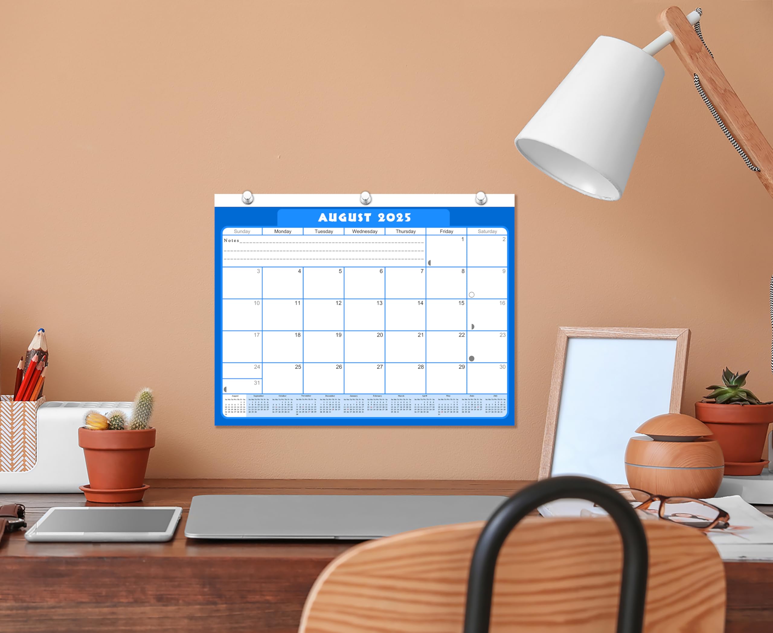 2025-2026 Academic Year 12-Month Student Planner | College Calendar for 3-Ring Binder, Desk or Wall | School & Office Supplies | Perfect for High School & University Students | Made in USA | v004