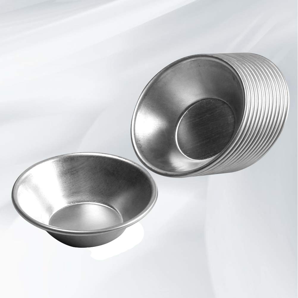 DOITOOL 25-Piece Non-Stick Aluminum Tart Pans - Mini Pie Baking Molds for Egg Tarts, Pastries & Desserts | Perfect for Home Baking, Party Treats & Holiday Cooking