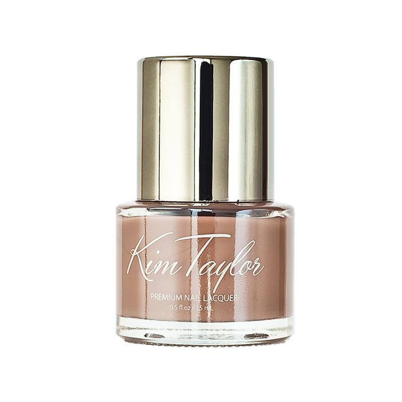 Kim Taylor COGNAC Nail Polish - Long Lasting Vegan & Cruelty-Free Nail Enamel for Manicures & Pedicures | Perfect for Parties, Weddings & Everyday Wear