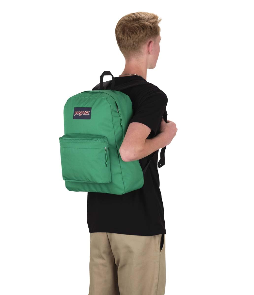 JanSport Superbreak Backpack - Durable & Lightweight School Backpack for Students, College, Travel & Work | Water-Resistant & Comfortable Daypack for Laptop, Books & Essentials | Jelly Kelly Design