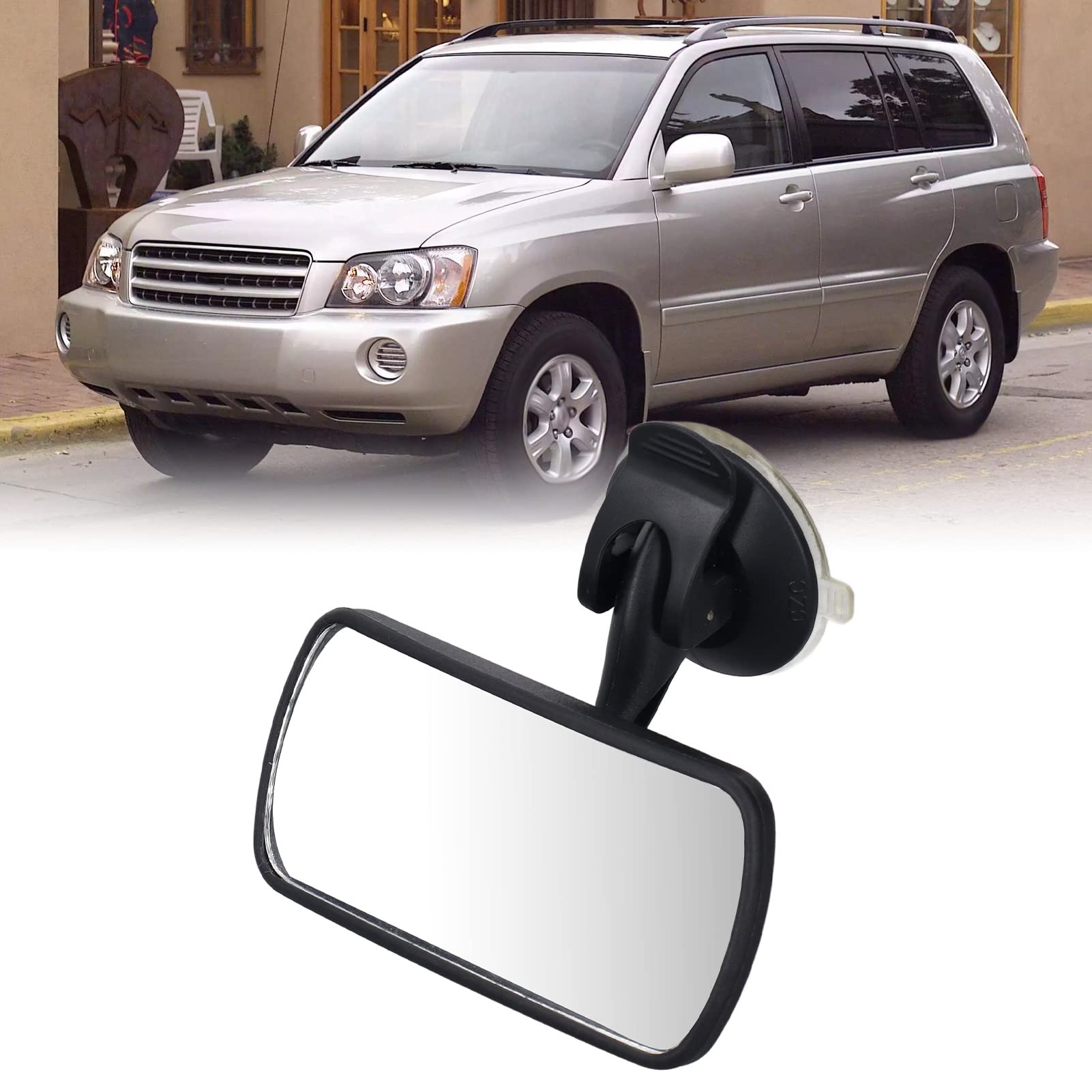 360 Degree Baby Rear View Mirror for Car - Clear Shockproof Child Observation Mirror - Perfect for Safe Driving & Monitoring Your Baby in the Backseat