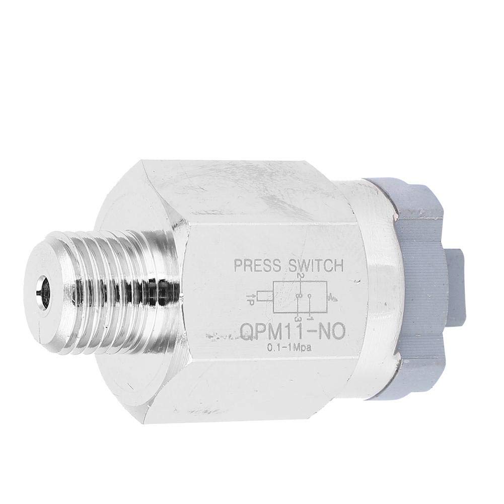 QPM11-NO Adjustable Normally Open Pressure Switch Controller for HVAC, Air Compressors & Industrial Equipment - Professional & General Use Applications