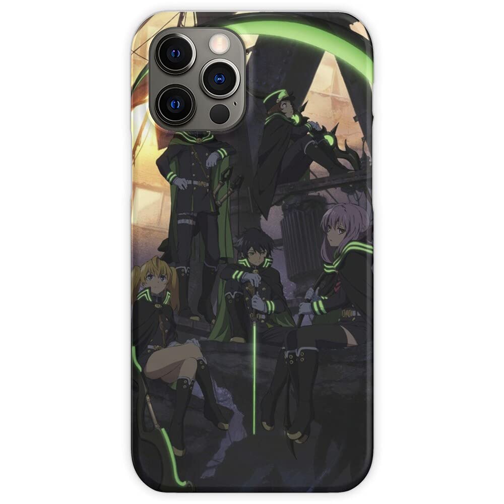 Owari No Seraph Anime iPhone Case - Slim Protective Cover for iPhone 7/8/SE 2020/XR/11/11 Pro/12 Series - Custom Anime Design - Perfect for Anime Fans, Cosplay Events & Daily Use