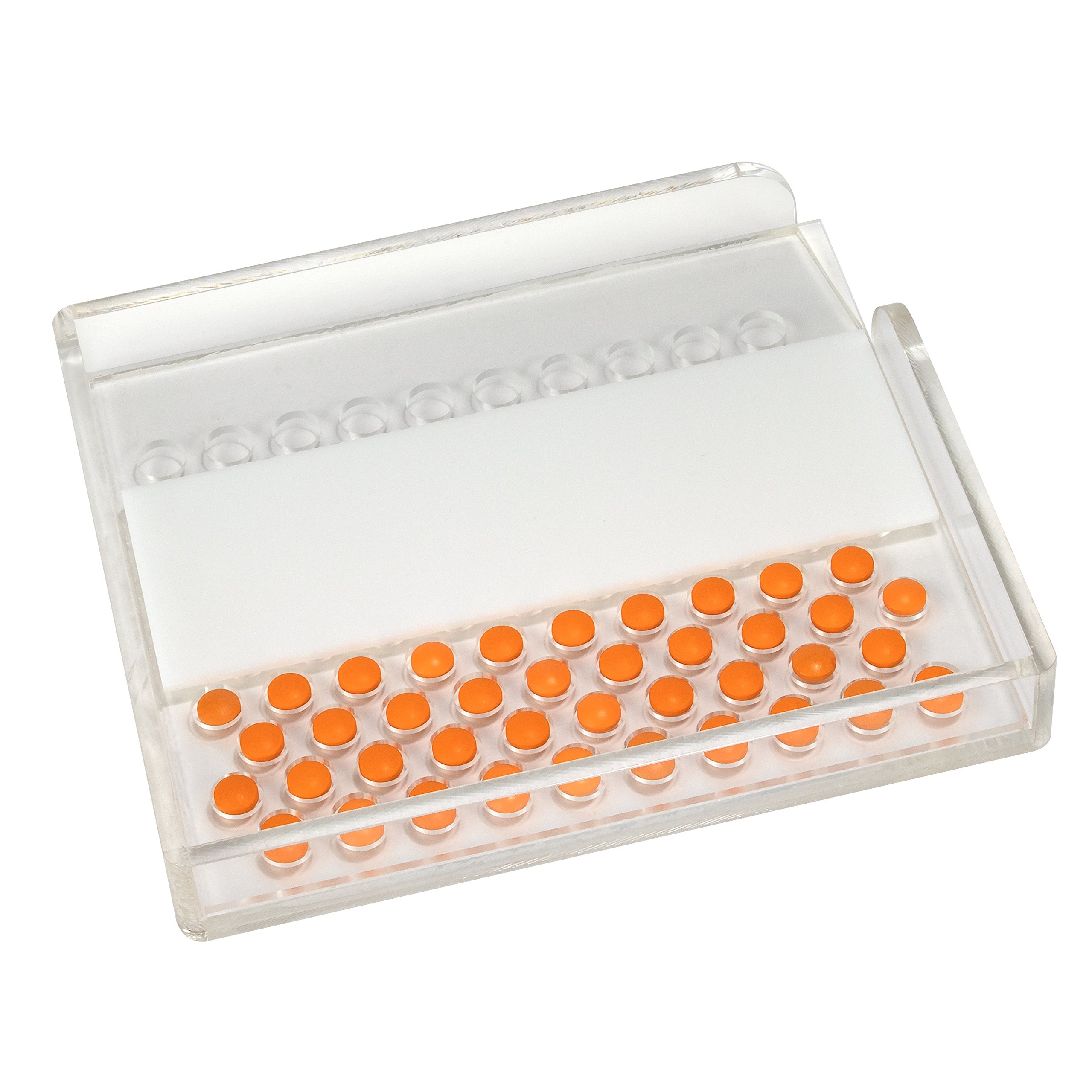 Apothecary Shake & Roll Pill Organizer - 6-Compartment Weekly/Monthly Medicine & Vitamin Storage Container - Perfect for Travel, Home Use, and Daily Medication Management