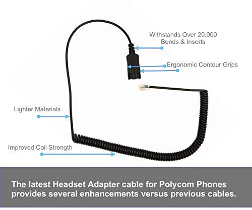Plantronics Hw720 EncorePro Stereo Headset with Ultra Noise Cancellation - Compatible with Poly SoundPoint, VVX, CX Phones (IP300, IP500, IP600, CX200, CX700) - Perfect for Office Calls, Remote Work & Customer Service