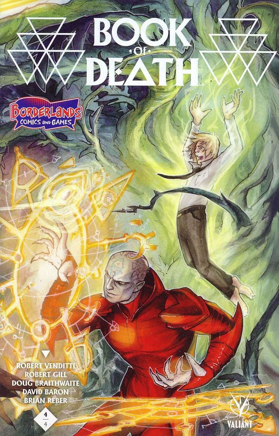 Book Of Death #4G VF/NM - Valiant Comic Book | Borderlands Variant - Perfect for Collectors & Comic Enthusiasts