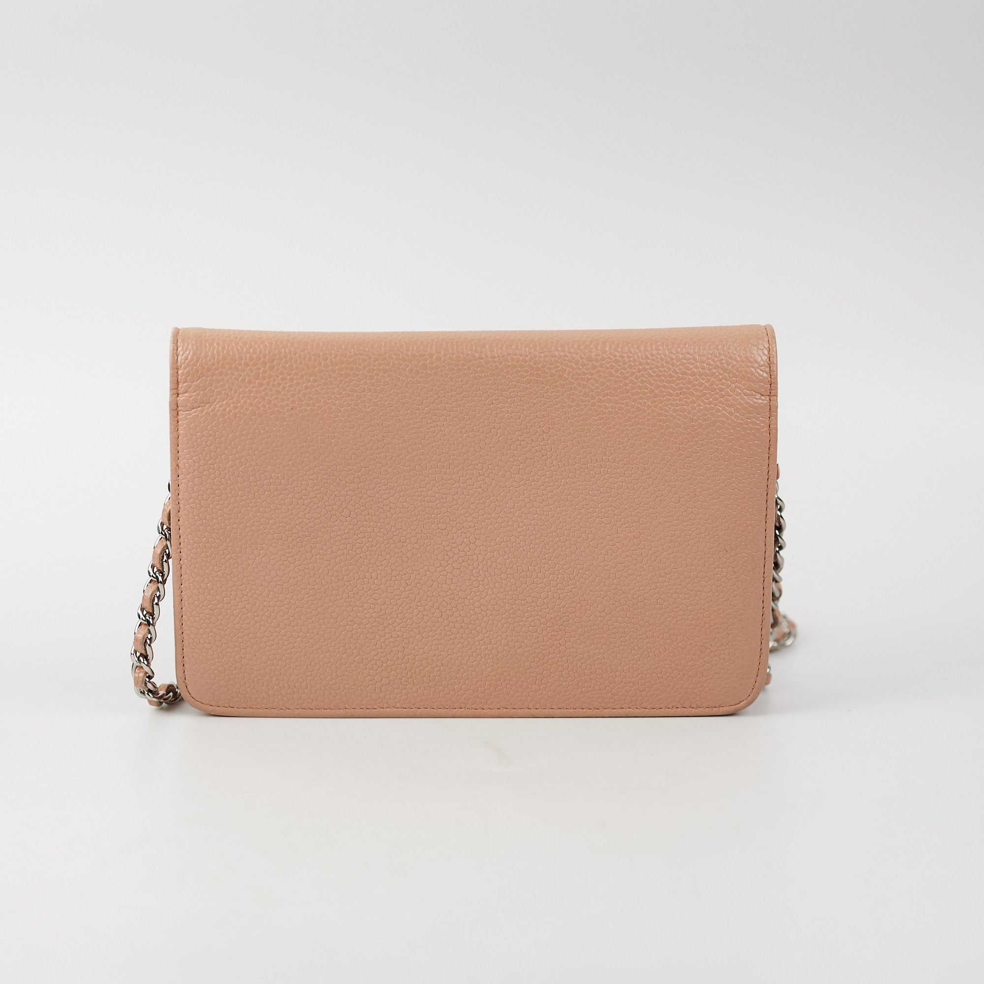 Chanel Caviar Wallet on Chain WOC in Beige | Authentic Designer Crossbody Bag for Women | Perfect for Evening Out & Daily Use