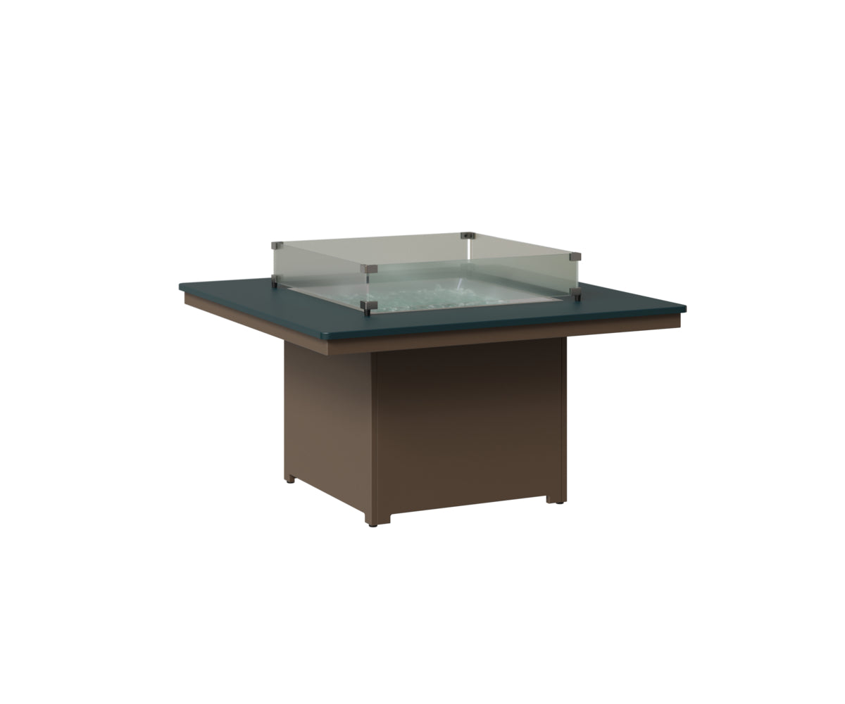 Berlin Gardens Numa Square Fire Pit - Outdoor Gas Fire Table for Patio, Deck & Backyard - Perfect for Gatherings, Camping & Relaxation