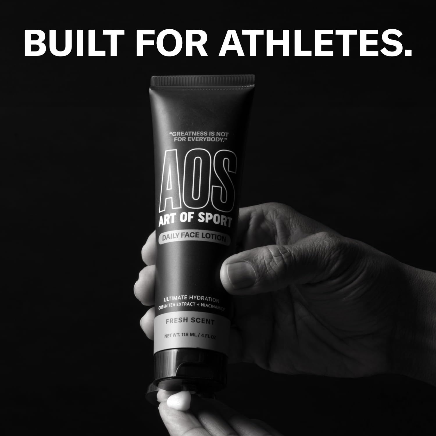 Art of Sport Men's Skincare Bundle - Daily Face Wash & Lotion (4oz) + 2-in-1 Charcoal Body Wash & Shampoo + Deodorant - Defy Sweat & Odor - Perfect for Gym, Workout & Active Lifestyle