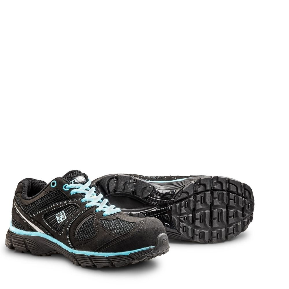 Terra Pacer 2.0 Women's Composite Toe Athletic Work Shoes - Lightweight Safety Shoes for Women, Slip Resistant & Comfortable - Perfect for Construction, Warehouse, Nursing & Healthcare Jobs