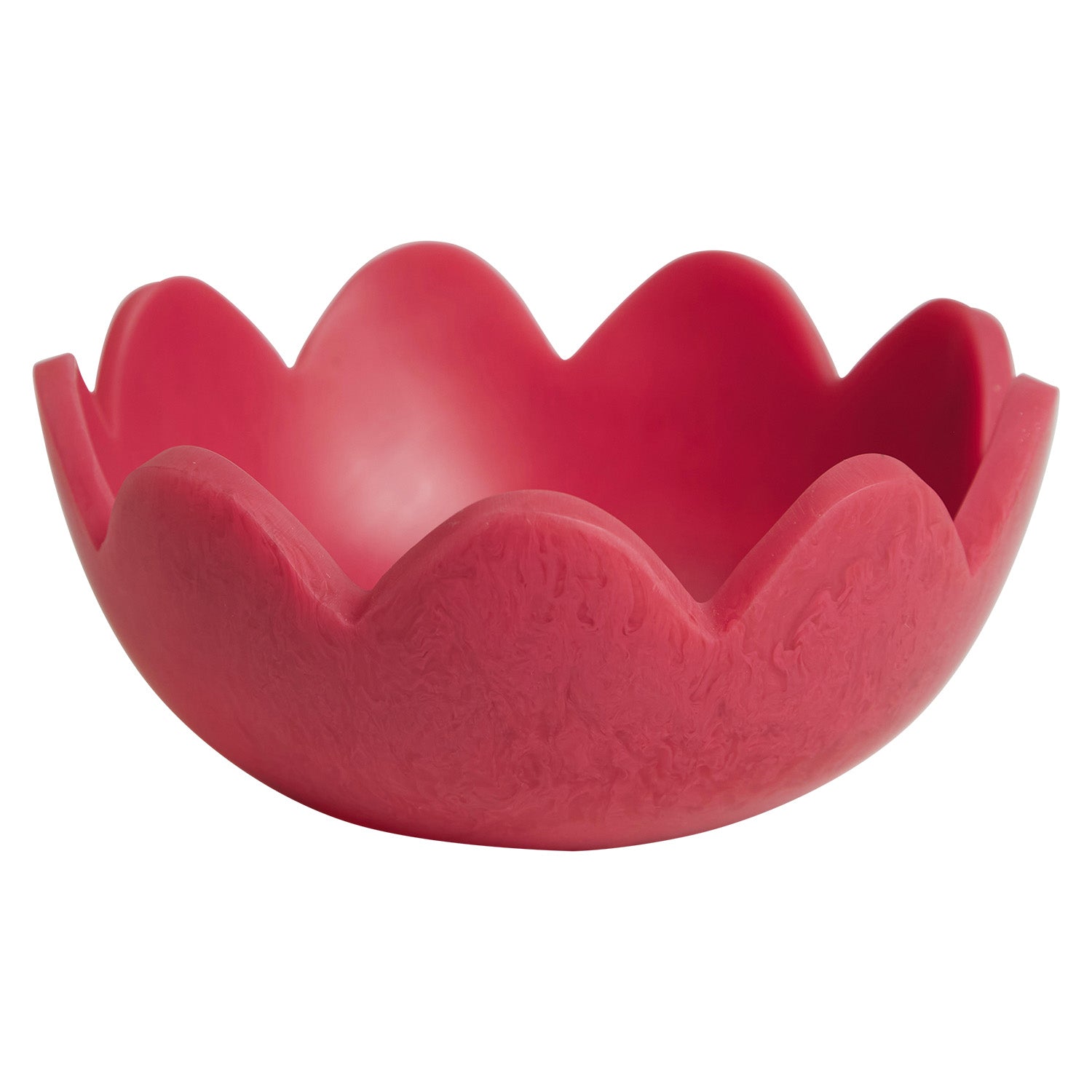 Petal Bowl - Elegant Ceramic Serving Dish for Raspberries, Berries & Desserts | Perfect for Parties, Weddings & Home Decor