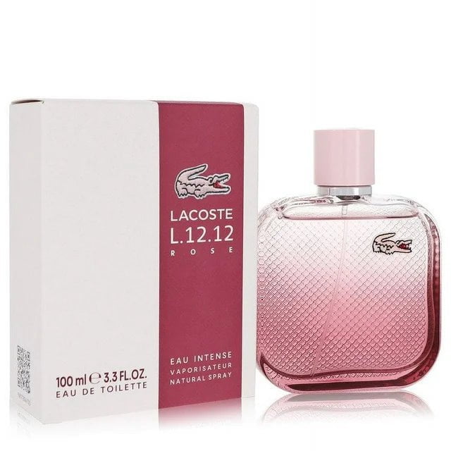 L.12.12 Rose Eau Intense Perfume for Women - Long Lasting Floral Fragrance with Rose Notes - Perfect for Date Night, Special Occasions & Daily Wear