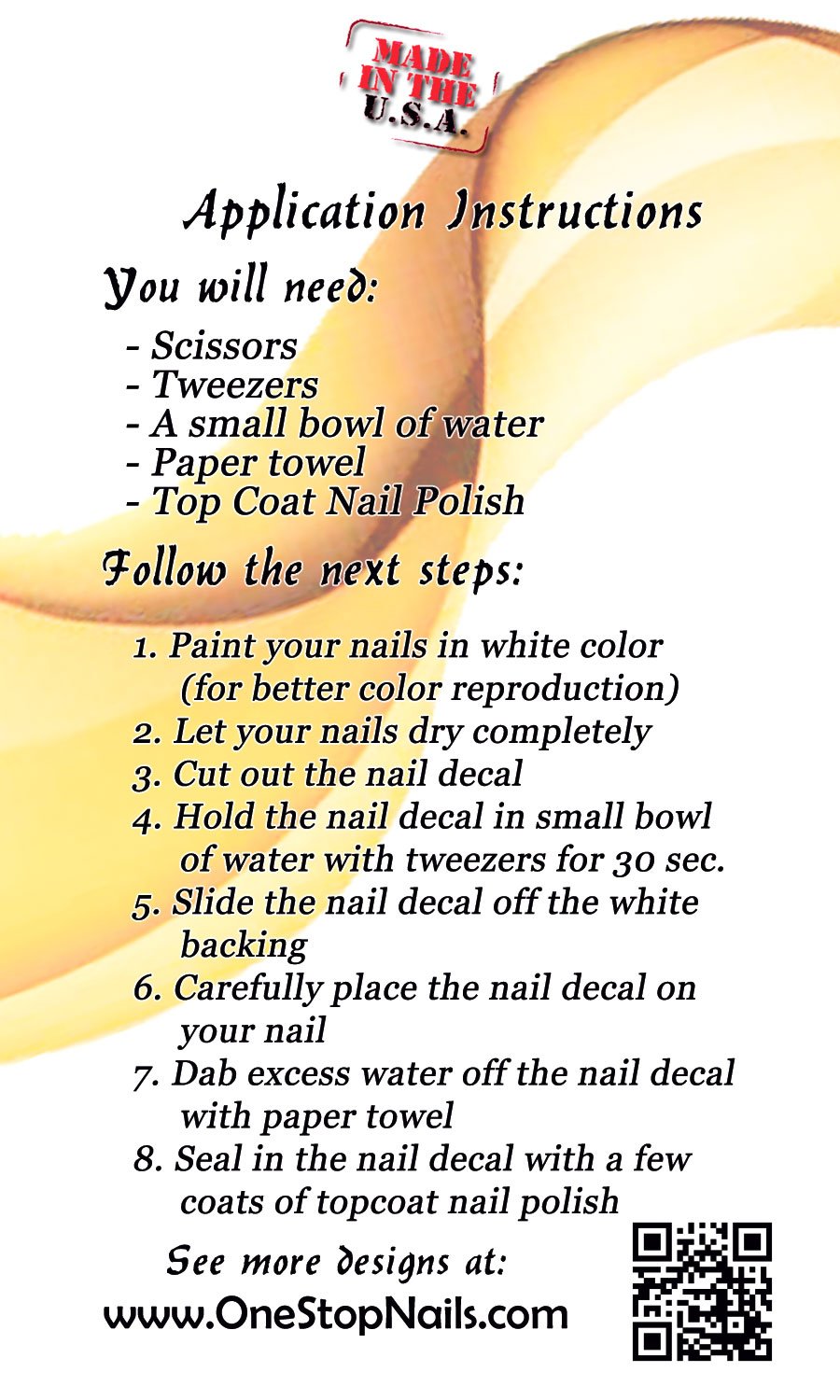 One Stop Nails Ladybug Water Slide Nail Decals - Cute Insect Nail Art Transfers for DIY Manicures | Perfect for Spring, Summer Nail Designs & Kids' Nail Parties