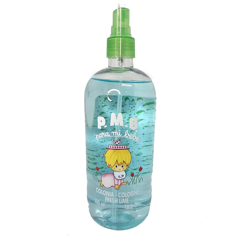 Para Mi Bebe Cologne for Babies - Fresh Lime Scent 16.9 oz | Gentle Baby Fragrance for Daily Use & Special Occasions