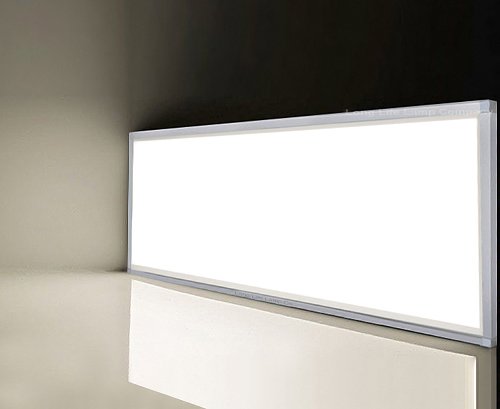 40W Ultra Bright LED Panel Light 1200x300mm Surface Mount, 6500K Daylight White, Energy Saving Office Lighting for Commercial & Home Use