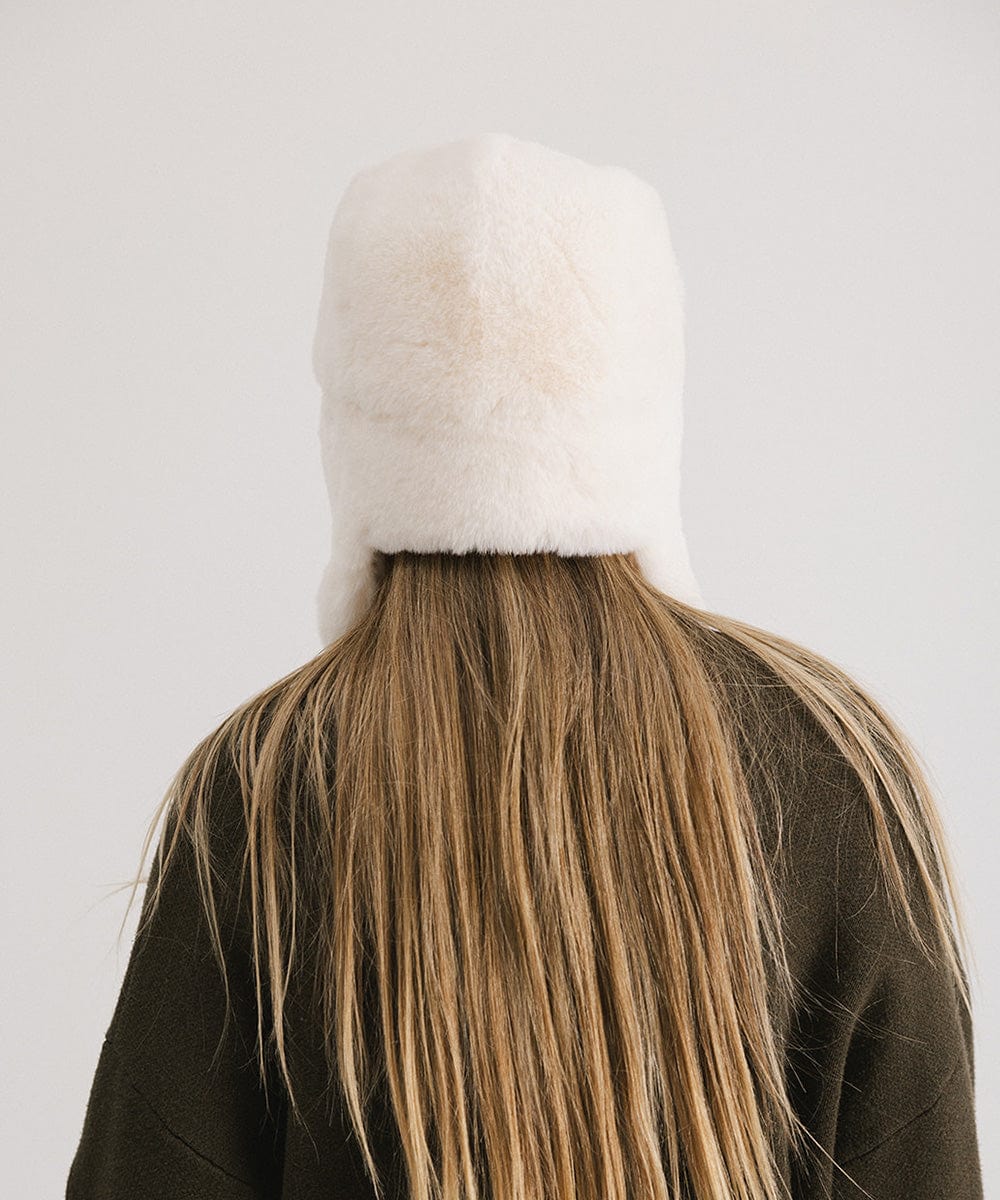 Logan Faux Fur Trapper Hat for Women & Men - Winter Warm Fleece Lined Ear Flap Hat - Outdoor Hunting Skiing Snowboarding Hiking Cold Weather Accessories