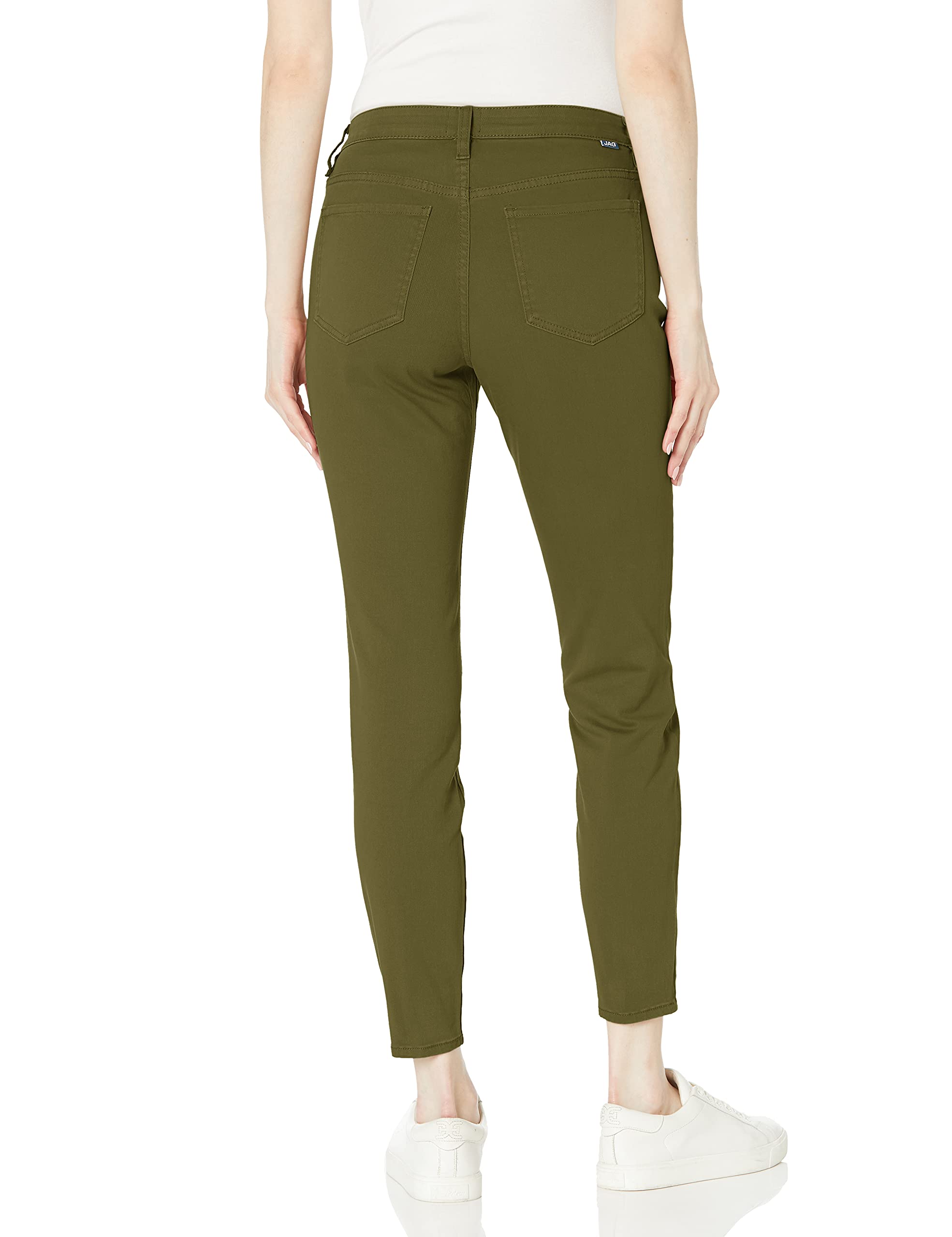 JAG Women's Cecilia Mid Rise Skinny Jeans - Stretch Denim Pants for Women, High Waist Slim Fit Jeans for Casual Wear & Everyday Outfits
