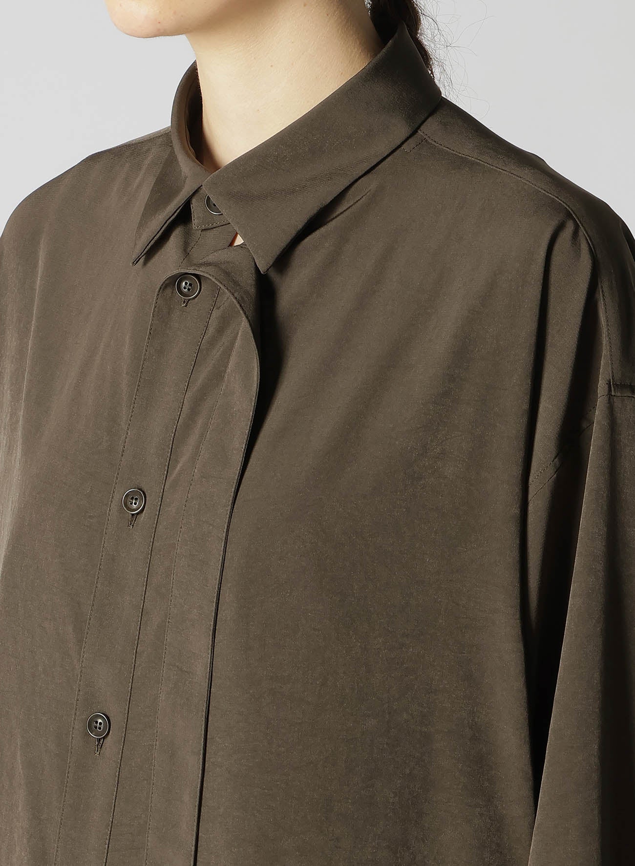 Elegant Crepe de Chine Front Placket Blouse for Women | Office Wear & Casual Chic Outfits | Perfect for Work, Dates & Special Occasions