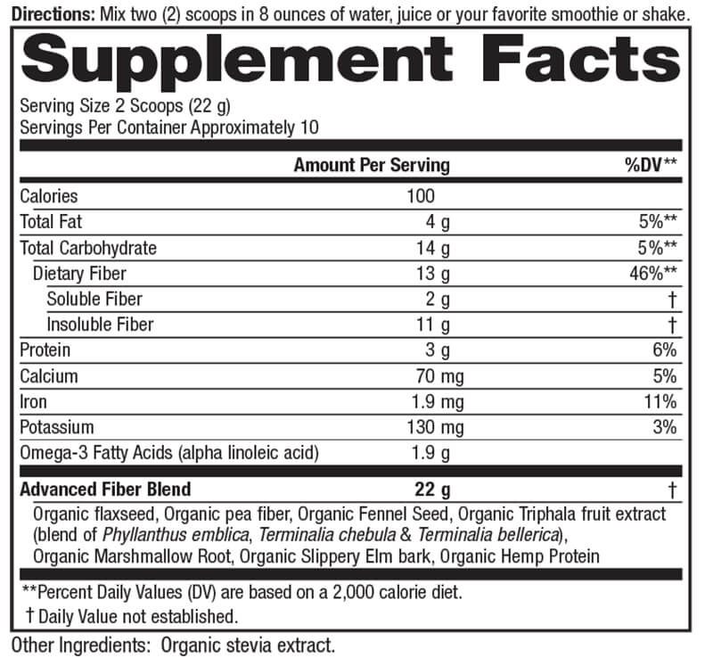 Advanced Fiber Supplement 7.76oz - Premium Dietary Fiber for Digestive Health | Ideal for Weight Management & Gut Wellness