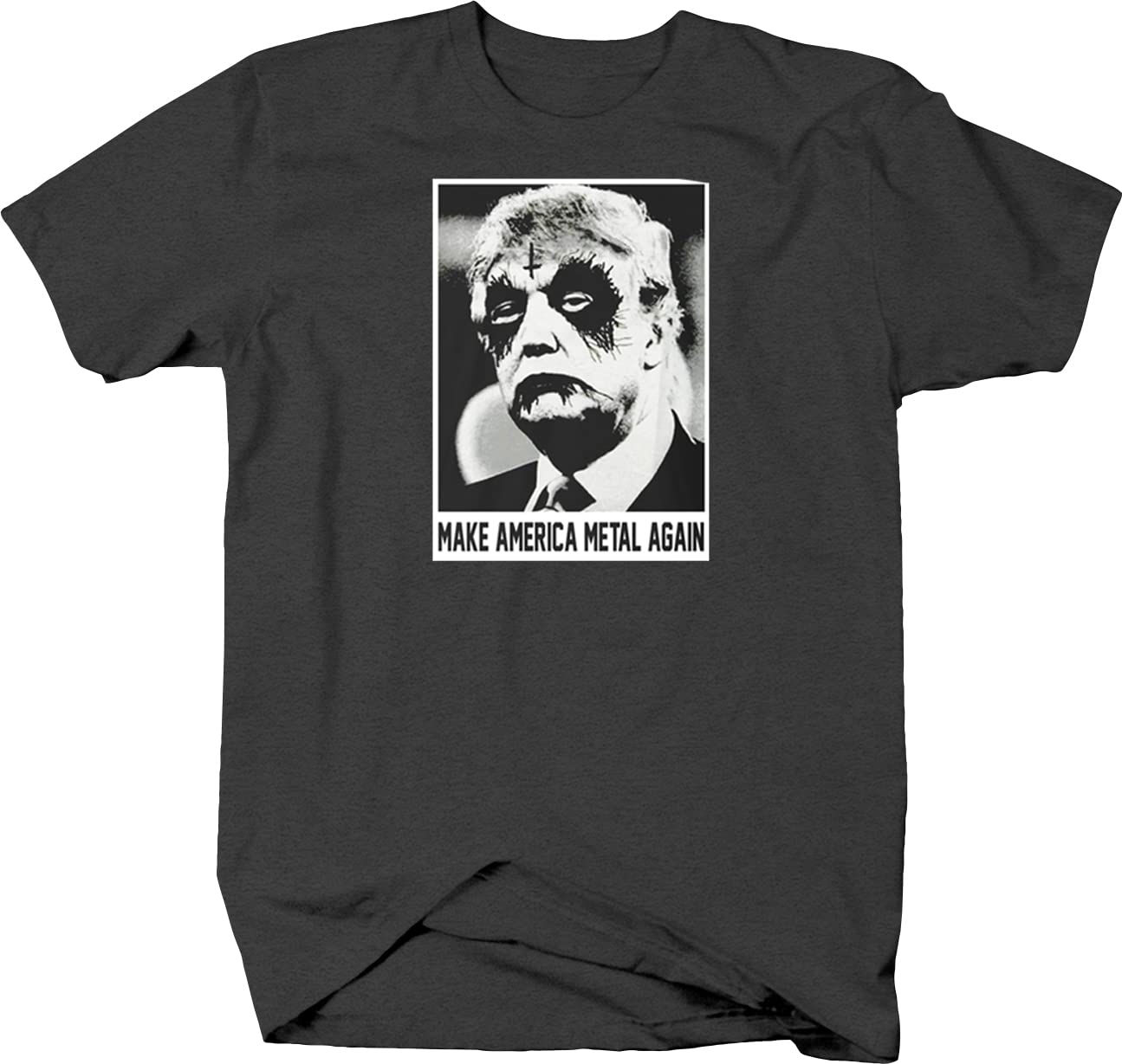 Impact Art Make America Metal Again Softstyle T-Shirt Black | Patriotic Graphic Tee for Men & Women | Perfect for Concerts, Festivals & Casual Wear