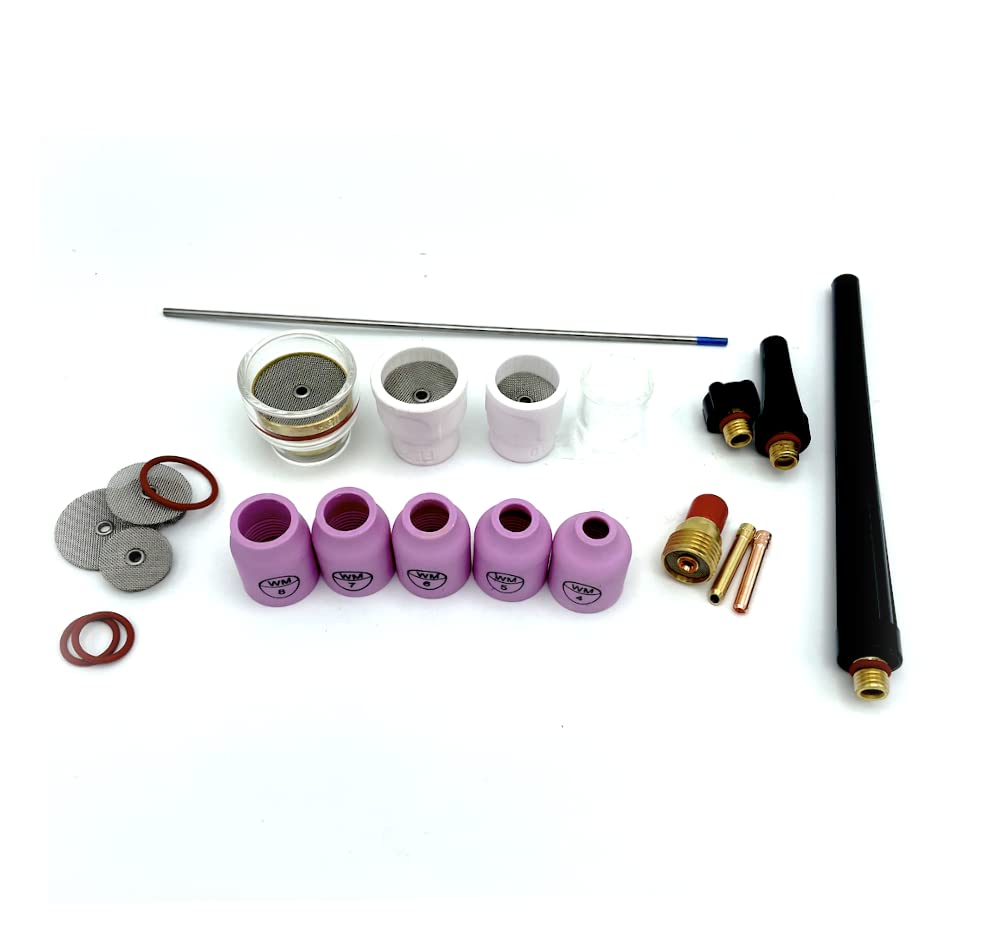 TIG Welding Torch Kit - Compatible with #9 & #20 Torches - Perfect for Precision Welding, Metal Fabrication & DIY Projects
