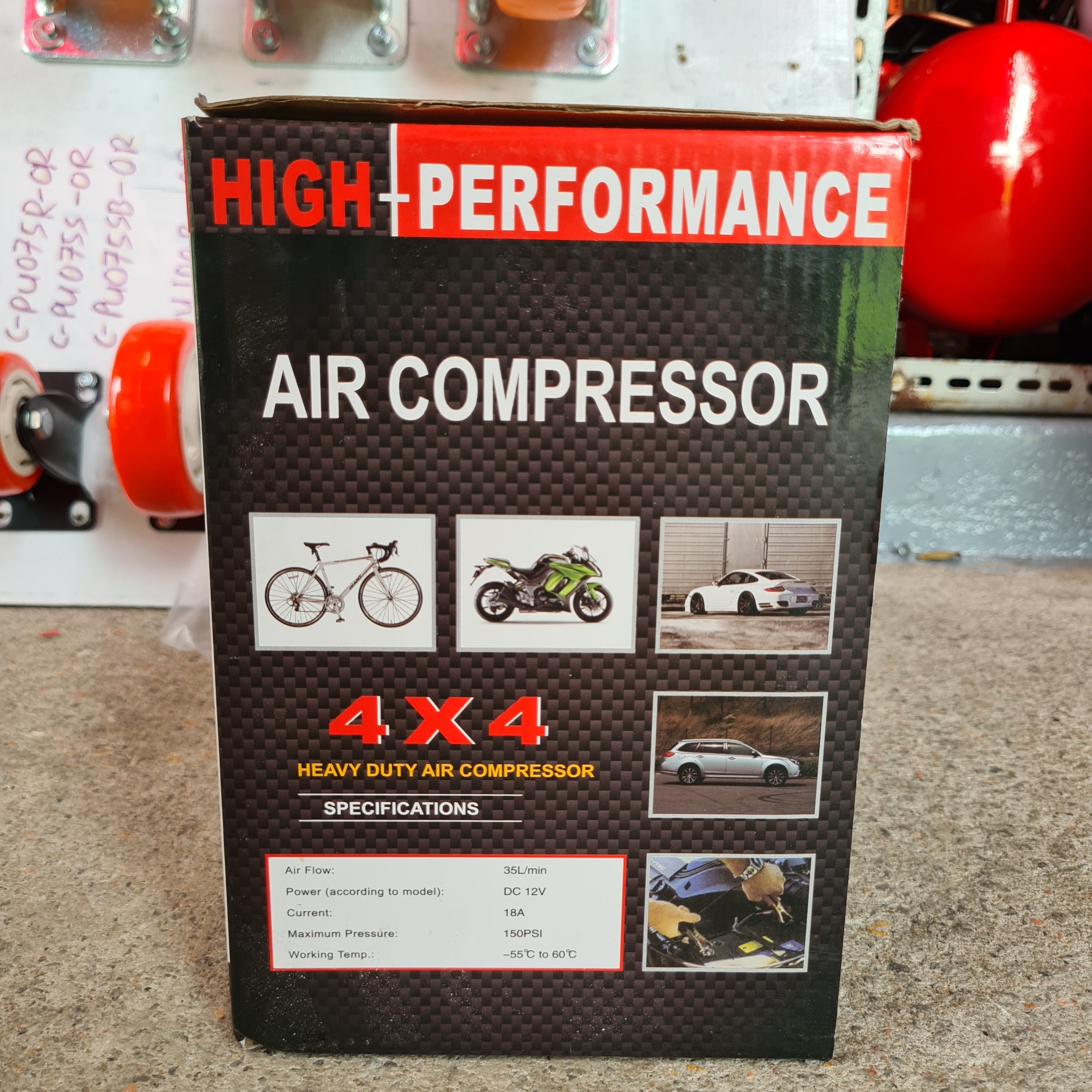 Aiko 12V Mini Air Compressor for Cars - 150PSI Max Pressure, 35L/min (JB 82) & 85L/min (JB 88) - Portable Tire Inflator for Emergency Roadside Use, Bikes, Sports Balls, and Inflatables