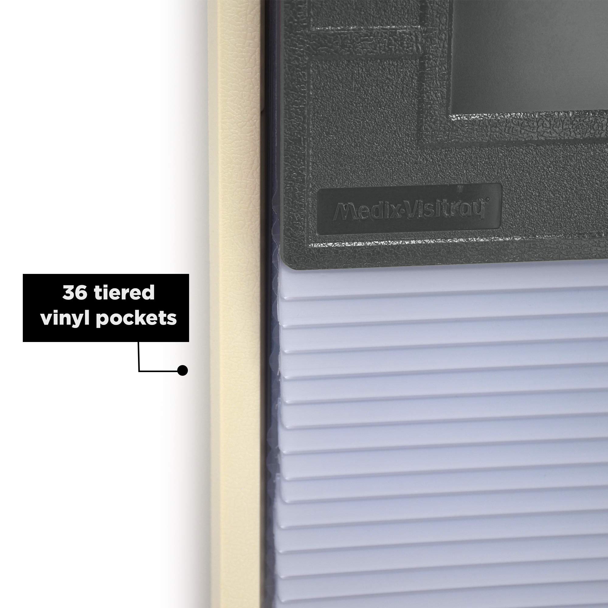 Carstens 36-Pocket Kardex-Visitray Document Filing System for 8
